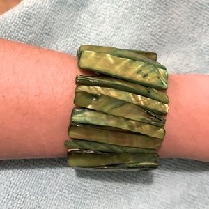 Green stoned bracelet